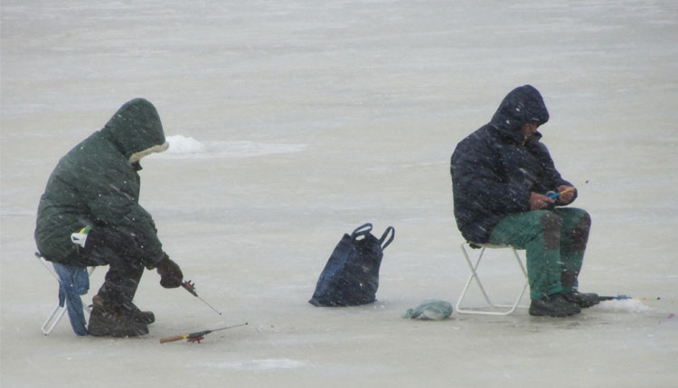 зимняя рыбалка в таллине
