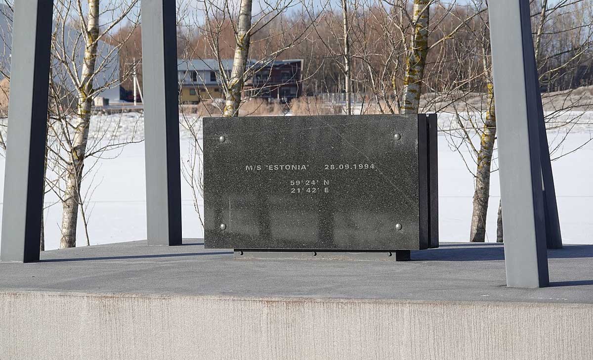 Estonia parvlaevale monument Pärnus